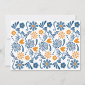 Invitation à l'anniversaire de Fiesta avec votre p (Dos)