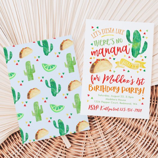 Invitation à l'anniversaire de Fiesta | Fiesta Par