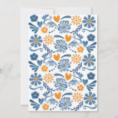 Invitation à l'anniversaire de Fiesta, Invitation  (Dos)