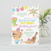 Invitation à l'anniversaire de Fiesta Mexican Pina (Debout devant)