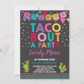 Invitation à l'anniversaire de Fiesta Taco Bout Un (Devant)