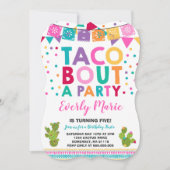Invitation à l'anniversaire de Fiesta Taco Bout Un (Devant)