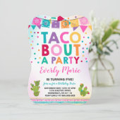 Invitation à l'anniversaire de Fiesta Taco Bout Un (Debout devant)
