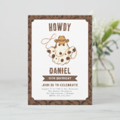 Invitation à l'anniversaire de Ghost Cowboy (Debout devant)