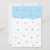 Invitation à l'anniversaire de Girl Penguin / Remu (Dos)