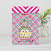 Invitation à l'anniversaire de Granny Cake (Debout devant)