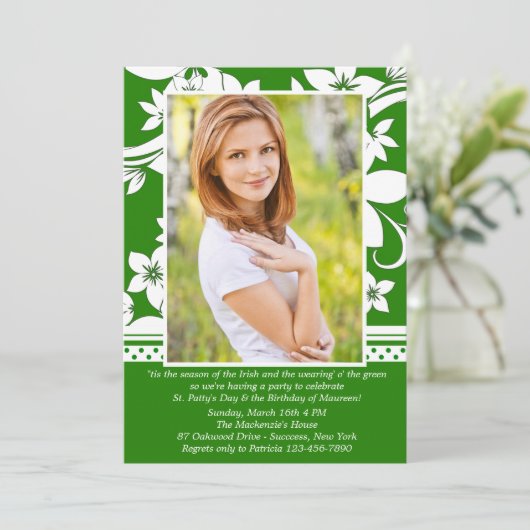 Invitation à l'anniversaire de Green Distinction (Debout devant)