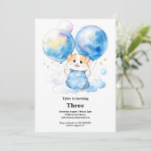 Invitation à l'anniversaire de Hamster (Debout devant)