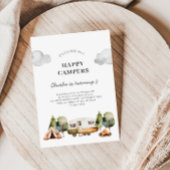 Invitation à l'anniversaire de Joyeux Campers