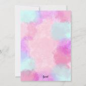 Invitation à l'anniversaire de Kitty-Corn (Dos)