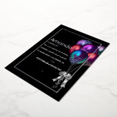 Invitation à l'anniversaire de la ballons à huile  (Rotation)