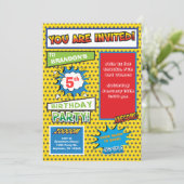 Invitation à l'anniversaire de la bande dessinée S (Debout devant)