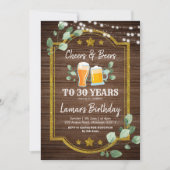 invitation à l'anniversaire de la bière et de la b (Devant)