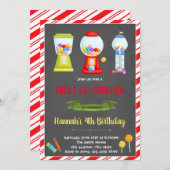 Invitation à l'anniversaire de la boutique de gumb (Devant / Derrière)