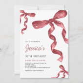 Invitation à l'anniversaire de la Bow de Bourgogne (Devant)