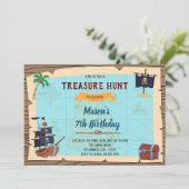 Invitation à l'anniversaire de la Chasse au trésor (Debout devant)