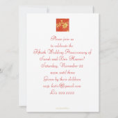 Invitation à l'anniversaire de la Chine (Dos)