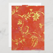 Invitation à l'anniversaire de la Chine (Devant / Derrière)