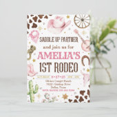 Invitation à l'anniversaire de la cow-girl, 1ère i (Debout devant)