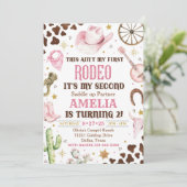 Invitation à l'anniversaire de la cow-girl, 2e inv (Debout devant)