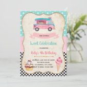 Invitation à l'anniversaire de la Crème de glace (Debout devant)