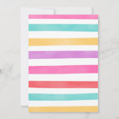 Invitation à l'anniversaire de la cuisson (Dos)