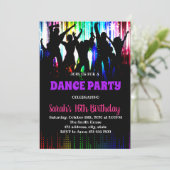 Invitation à l'anniversaire de la danse disco (Debout devant)