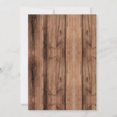 Invitation à l'anniversaire de la douche tropicale (Dos)