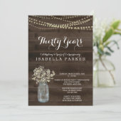 Invitation à l'anniversaire de la femme | Bébés ru (Debout devant)