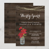 Invitation à l'anniversaire de la femme | Noël Poi (Devant / Derrière)