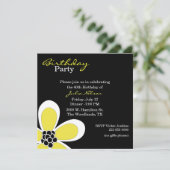 Invitation à l'anniversaire de la femme noire et j (Debout devant)