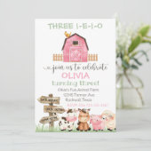 Invitation à l'anniversaire de la ferme, Invitatio (Debout devant)