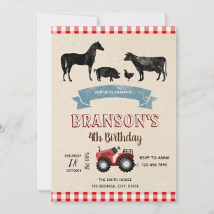 Invitation à l'anniversaire de la fête agricole