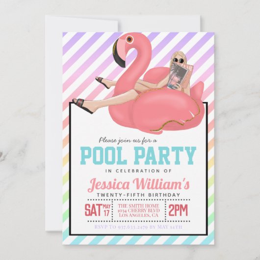 Invitation à l'anniversaire de la fête de la pisci (Devant)