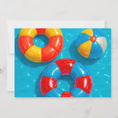 Invitation à l'anniversaire de la fête de la pisci (Dos)