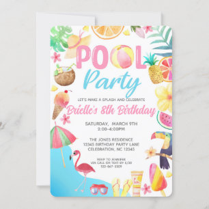 Invitation à l'anniversaire de la fête de la pisci