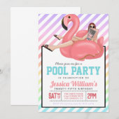 Invitation à l'anniversaire de la fête de la pisci (Devant / Derrière)