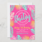 Invitation à l'anniversaire de la fête de la pisci (Devant)