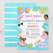 Invitation à l'anniversaire de la fête de la pisci (Devant / Derrière)