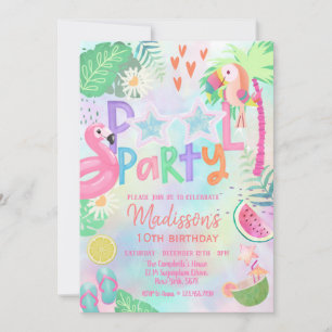 Invitation à l'anniversaire de la fête de la pisci