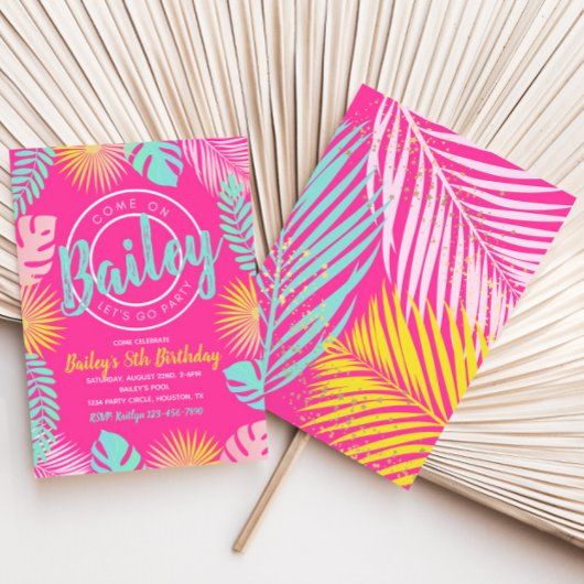 Invitation à l'anniversaire de la fête de la pisci