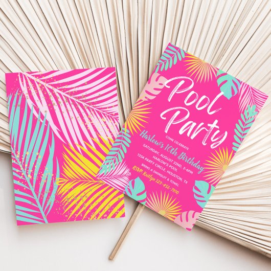 Invitation à l'anniversaire de la fête de la pisci