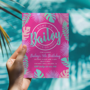 Invitation à l'anniversaire de la fête de la pisci