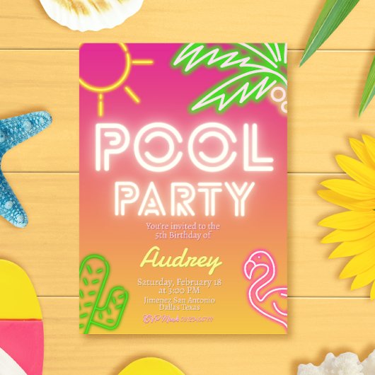 Invitation à l'anniversaire de la fête de la pisci