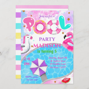 Invitation à l'anniversaire de la fête de la pisci