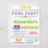 Invitation à l'anniversaire de la fête de la pisci (Devant)