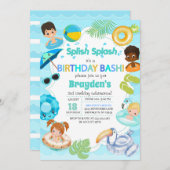 Invitation à l'anniversaire de la fête de la pisci (Devant / Derrière)