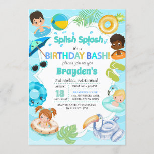Invitation à l'anniversaire de la fête de la pisci