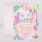 Invitation à l'anniversaire de la fête de la pisci (Devant / Derrière)