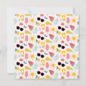 Invitation à l'anniversaire de la fête de la pisci (Dos)